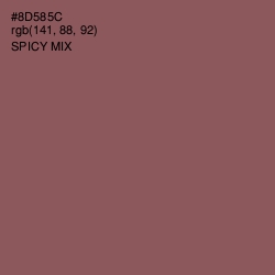 #8D585C - Spicy Mix Color Image